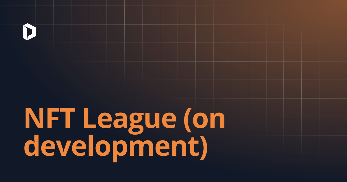 NFT League (on development) | Blockchain Gaming